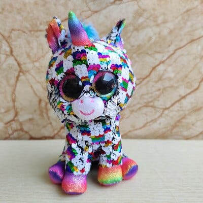 peluche-gros-yeux-ty-licorne