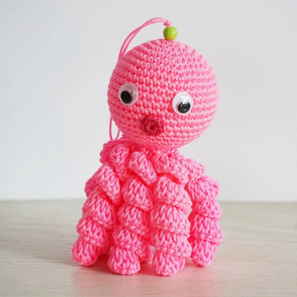 Peluche-Pieuvre-Rose-Pas-Cher