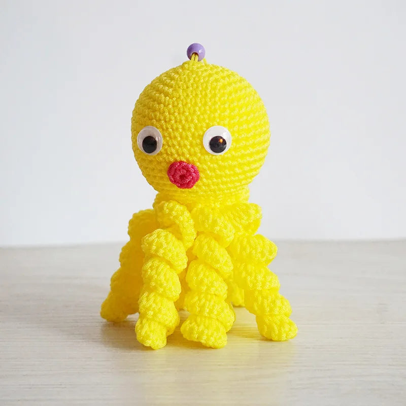 Peluche-Pieuvre-Jaune