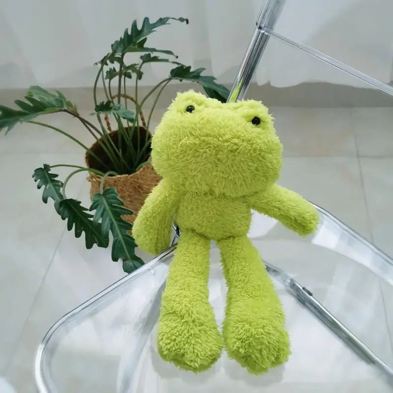 Peluche-Grenouille-Laine