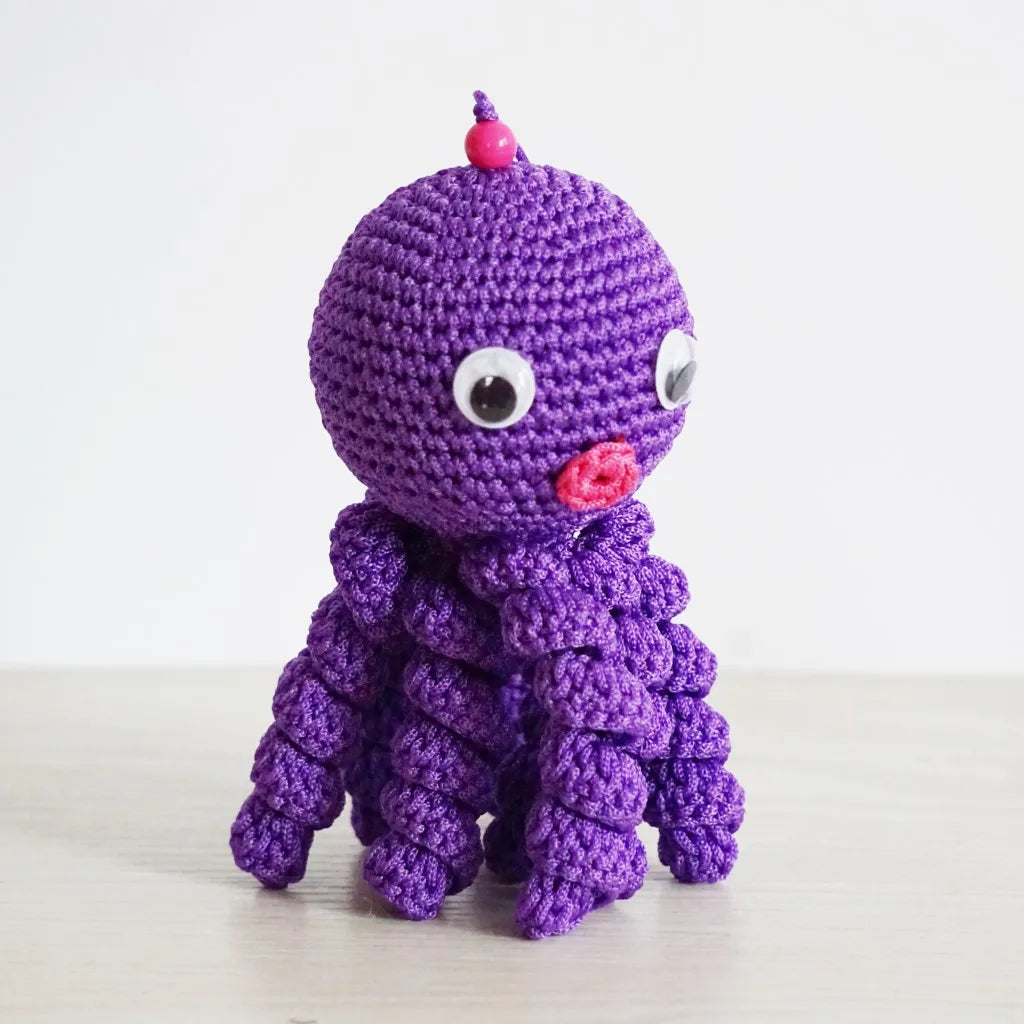 Peluche-Poulpe-Mauve