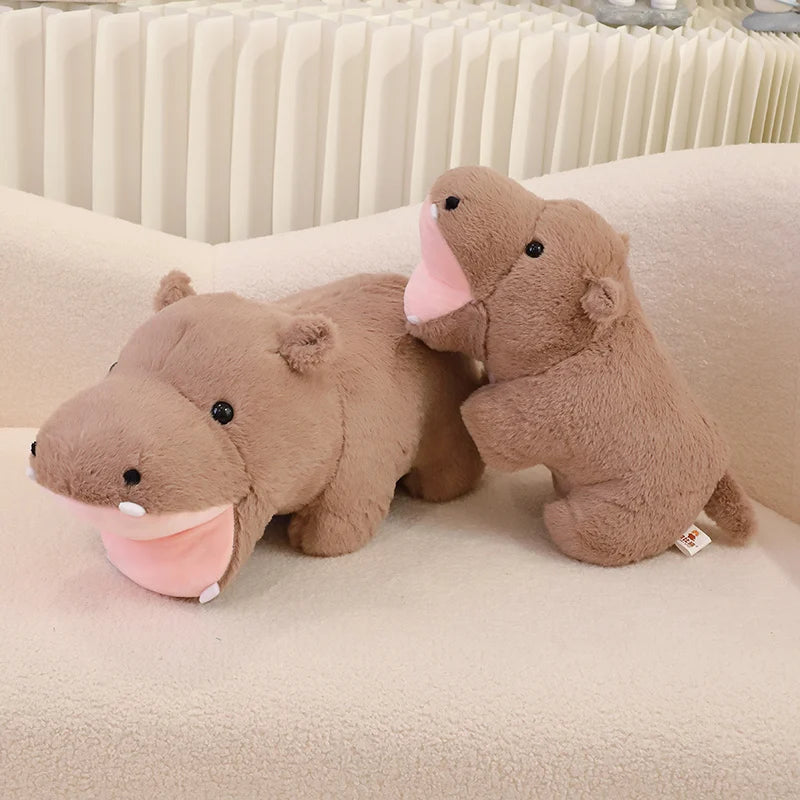 Peluche-Hippopotame-Beige