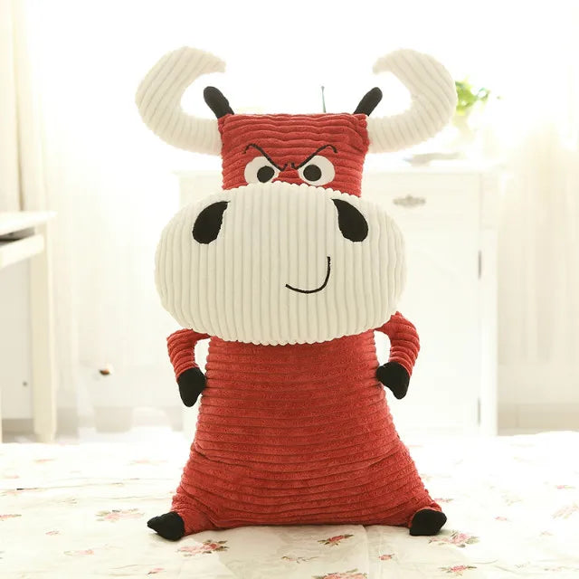 Peluche vache straighten rouge