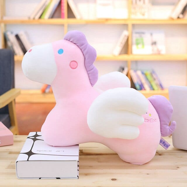 Peluche géante licorne xxl rose