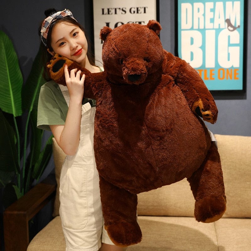 Nounours-Géant-XXL-Marron-60cm