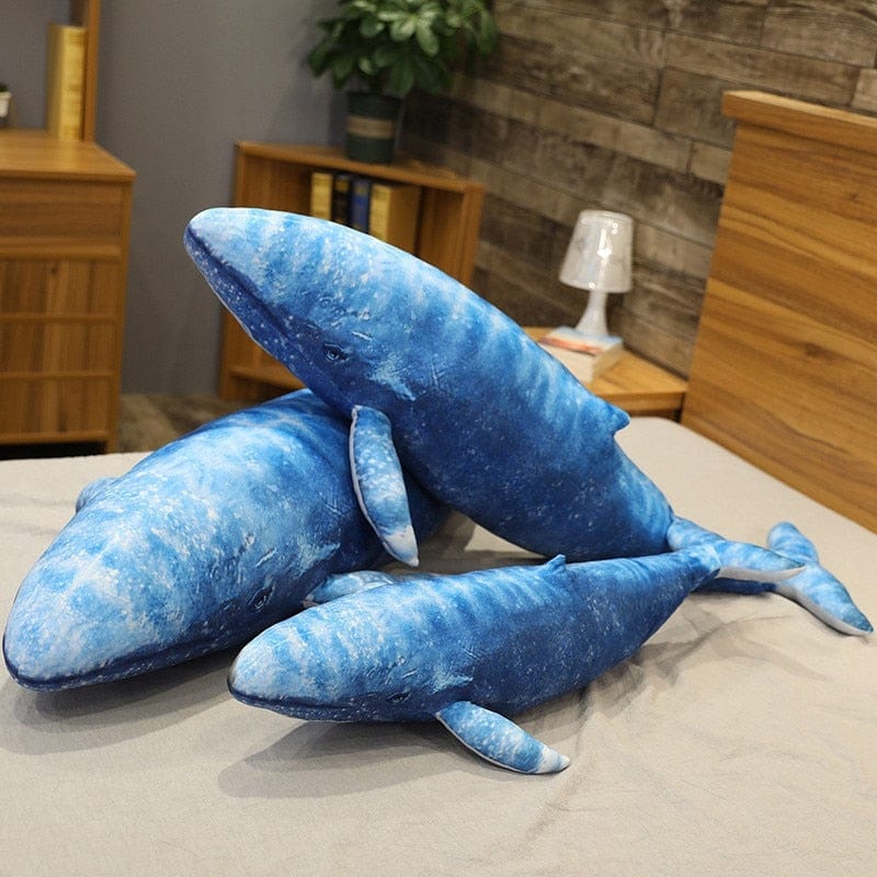 Jouet en peluche de baleine 50cm / 70cm / 100cm Animal en peluche