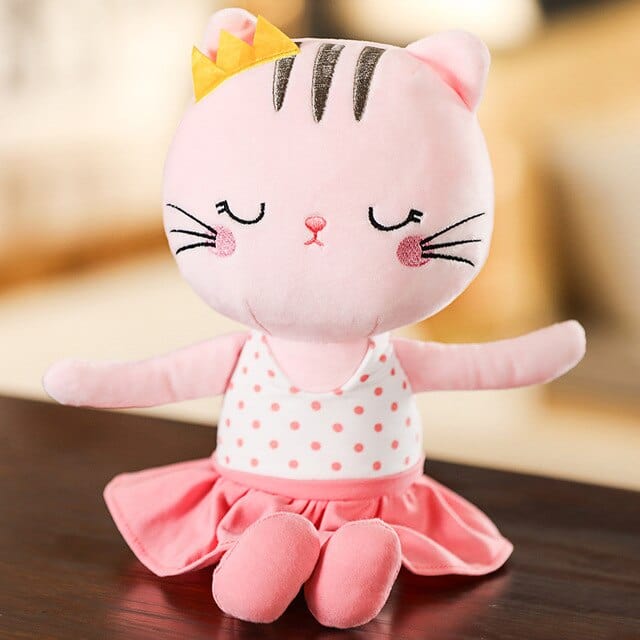 peluche-chat-rose