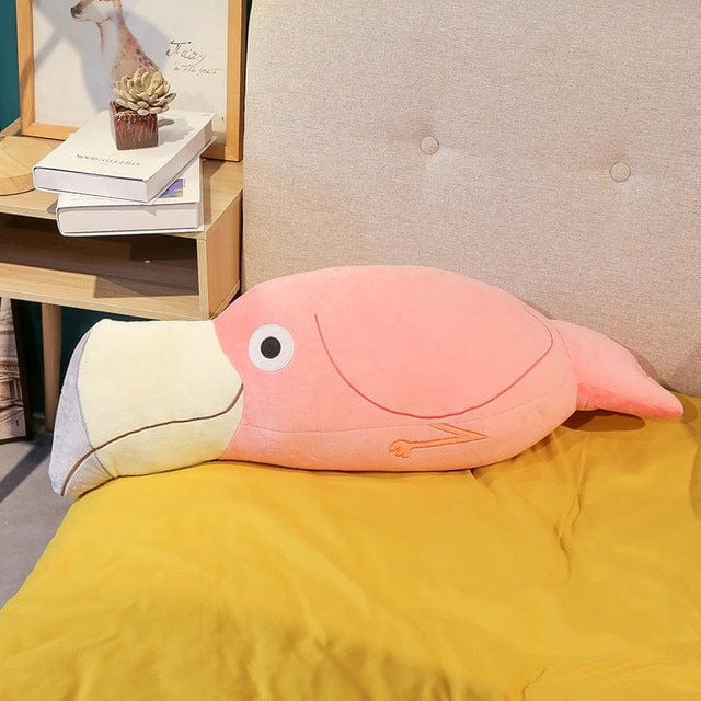 peluche-flamant-rose-géante
