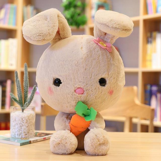 peluche-lapin-marron