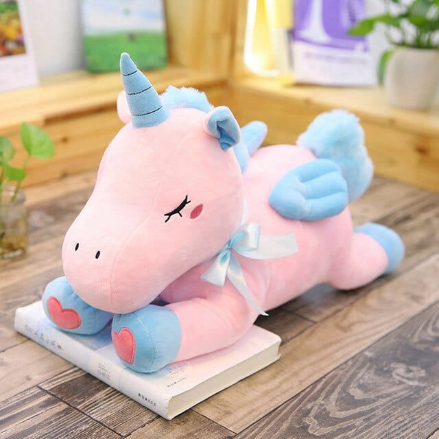 peluche-licorne-rose