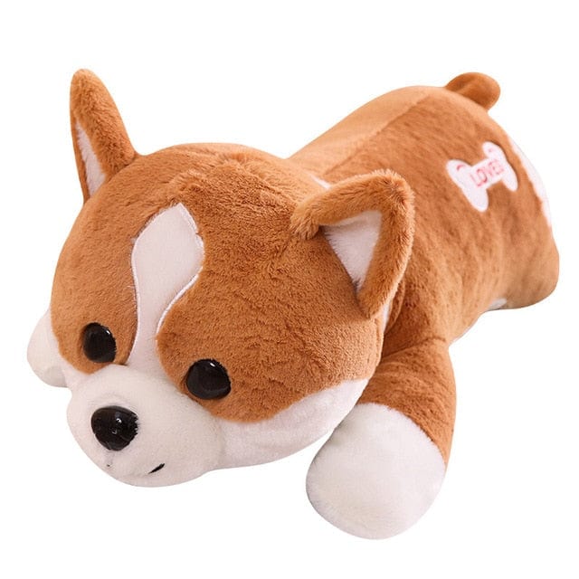 peluche-loup-marron