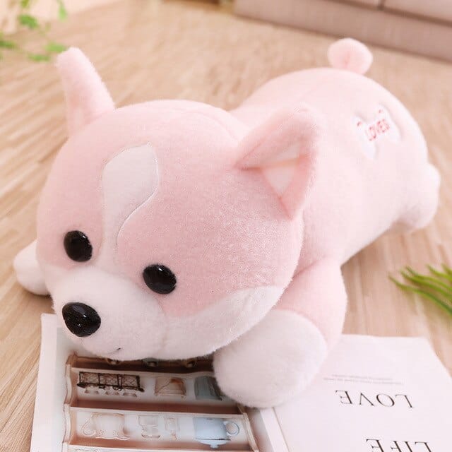peluche-loup-rose