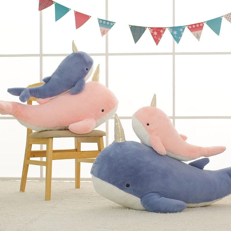 peluche-narval-rose