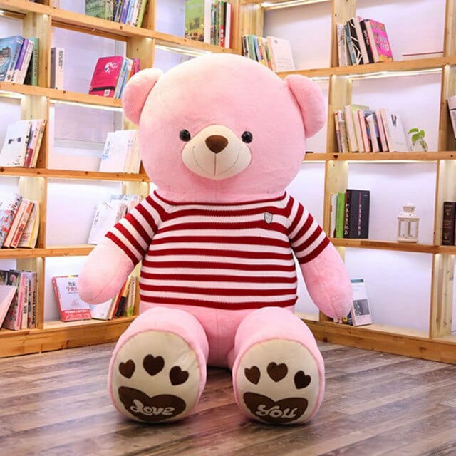 Peluche adulte ours rose - Univers Peluche