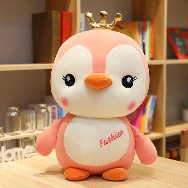 peluche-pingouin-rose