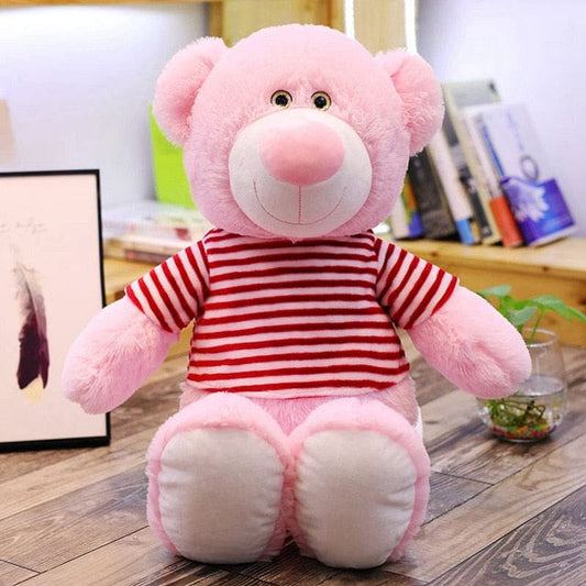 Gros-Nounours-en-Peluche-Rose