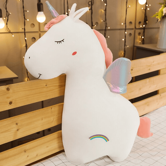 25-100cm 4 couleurs licorne géante peluche jouet en peluche