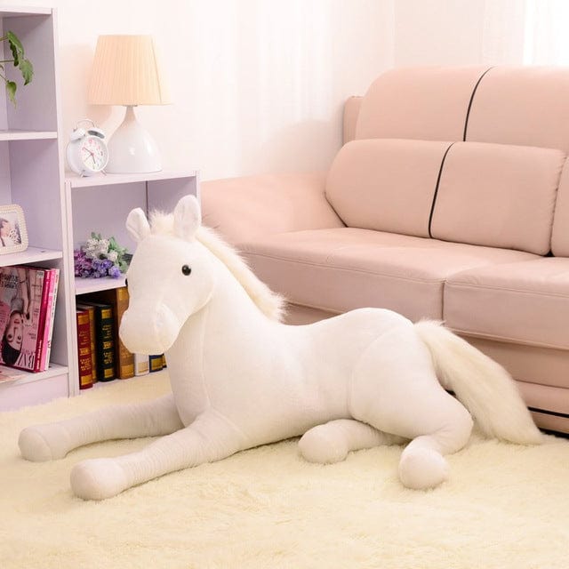 Cheval peluche 2025 grande taille