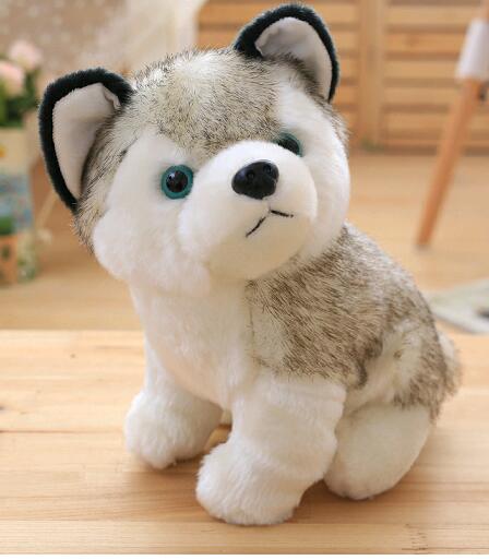 Peluche Chien Husky Assis 49cm Peluche Chien Husky Assis 49cm