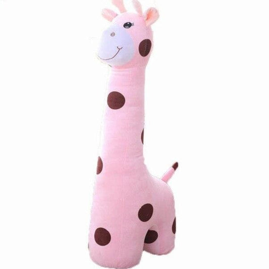 peluche-girafe-rose