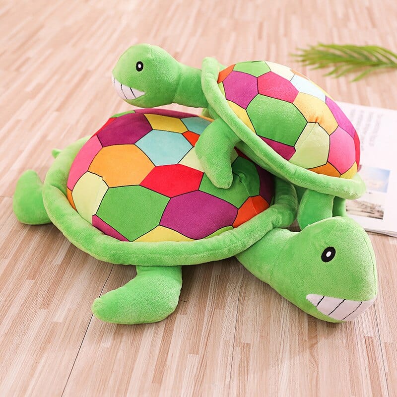 peluche-tortue-multicolore