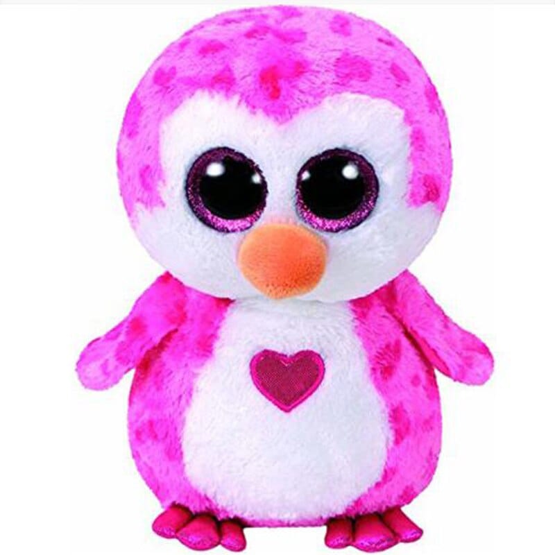 peluche-ty-pingouin-rose